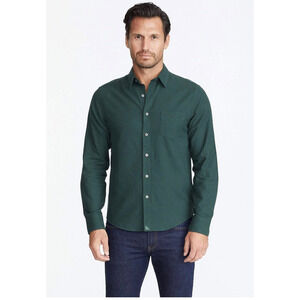 Untuckit Sherwood Fleece Cotton Long Sleeve Button Down Shirt